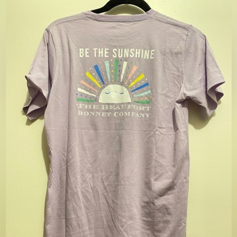 Beaufort Bonnet Company Sir Proper's T-Shirt- Lauderdale Lavender NWT